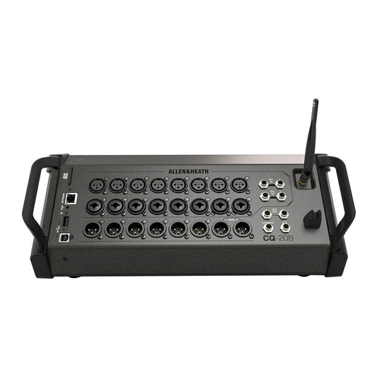 ALLEN & HEATH CQ-20B Mezclador digital ultracompacto de 20 entradas y 8 salidas con Wi-Fi