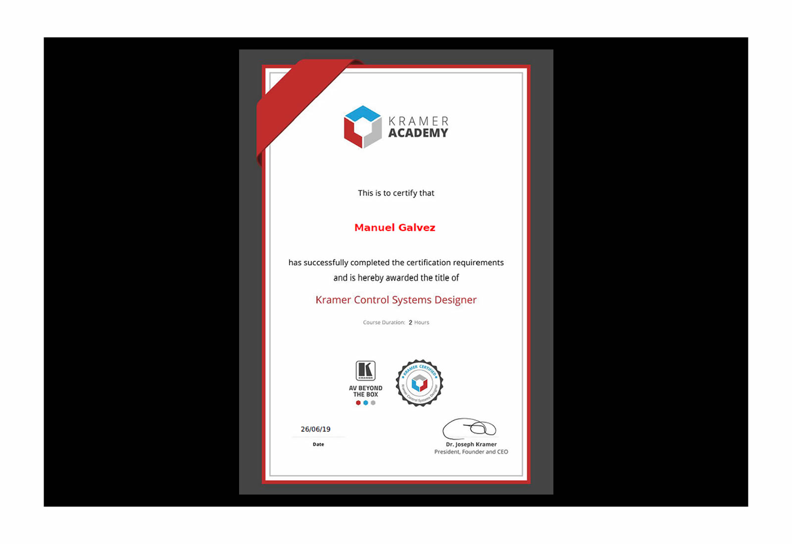 Kramer Control Systems Designer