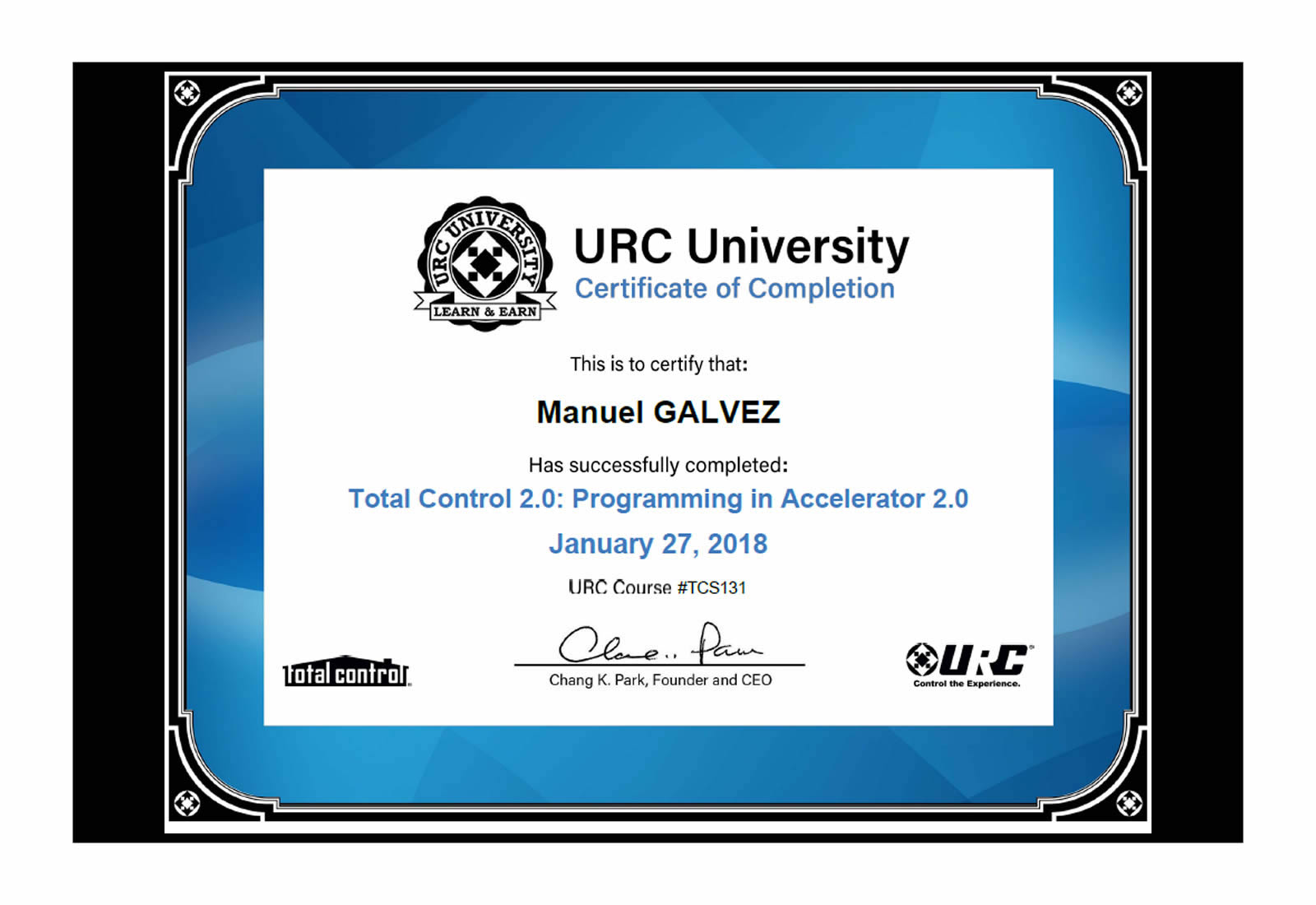 URC Total Control 2.0